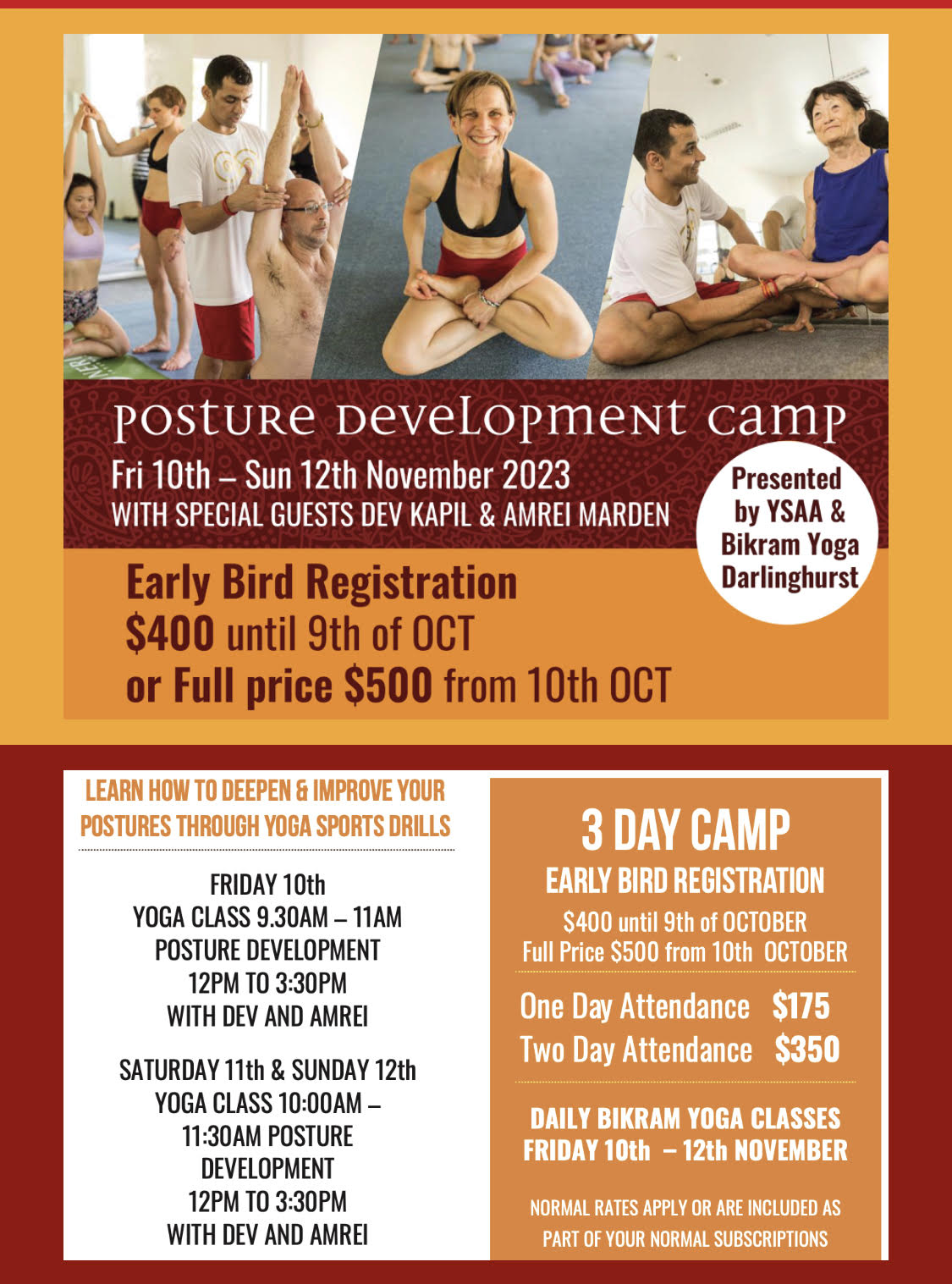 ONe Day progressive hatha Yoga workshop.
